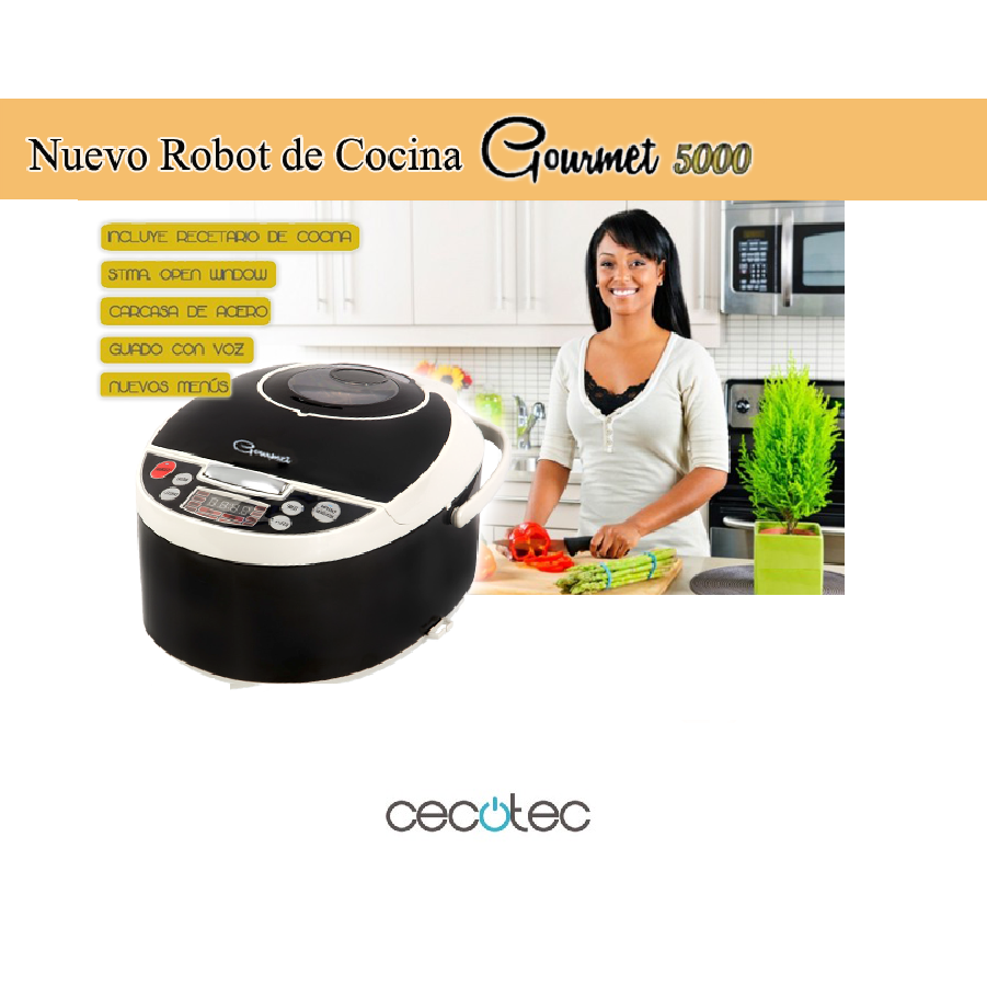 Olla GM CECOTEC Robot De Cocina Gourmet 5000 – Ofertas3b